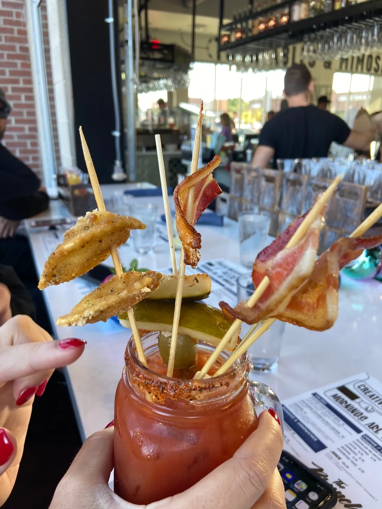 Hash Kitchen's build your own bloody mary.